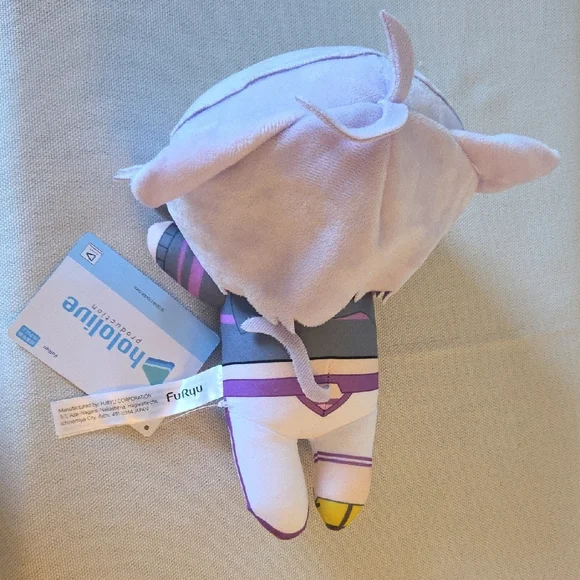 Hololive JP Nekomata Nesoberi Laying Down Furyuu Plush Round 1 Exclusive Prize - Picture 2 of 9